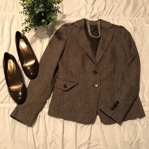 Ann Taylor tweed blazer